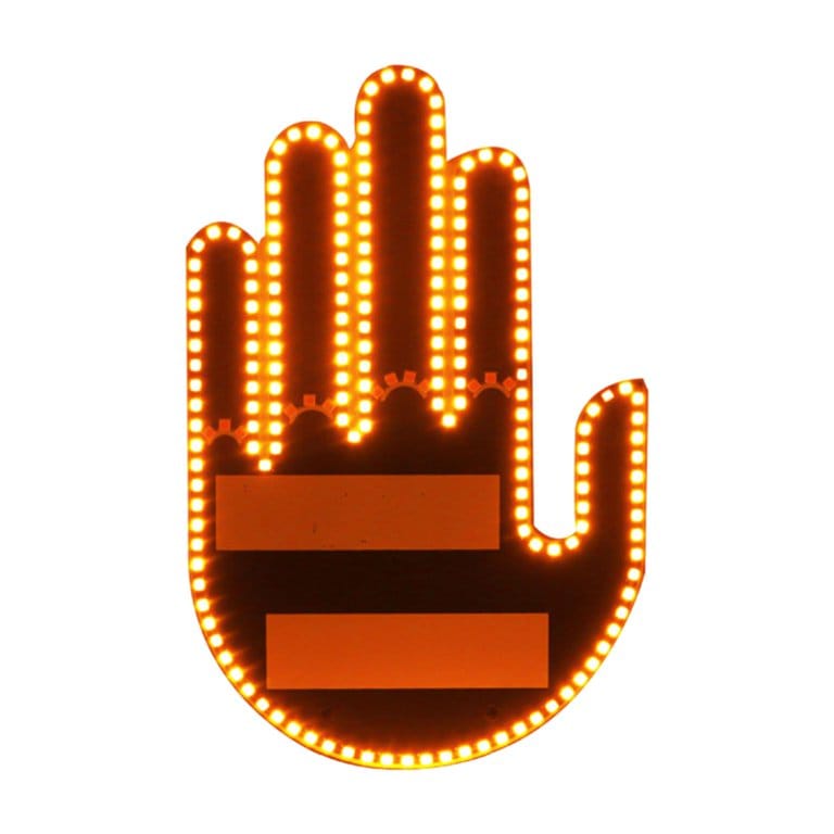 Neon Gesture Car Signal Light